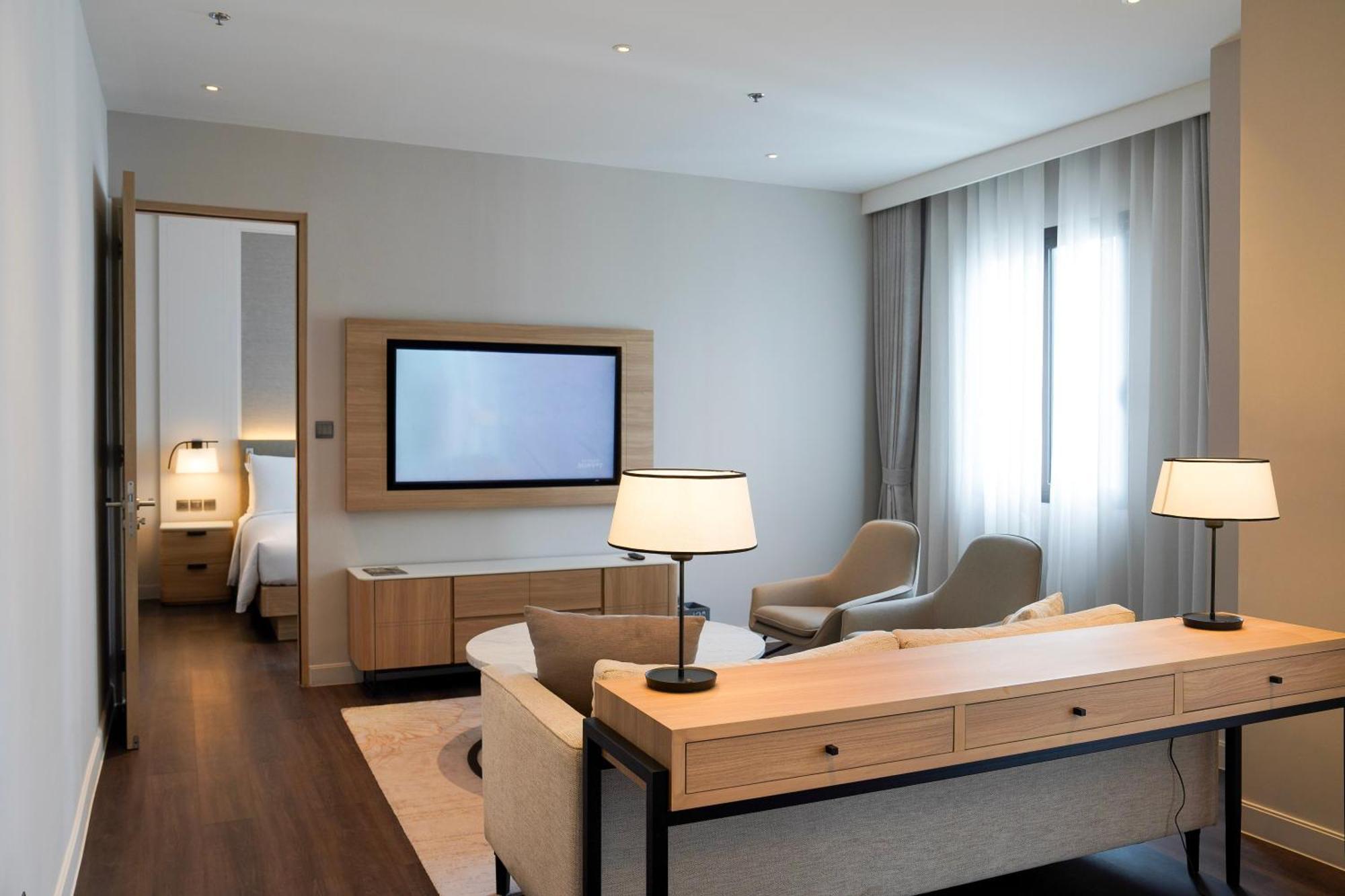 Marriott Executive Apartments Bangkok, Sukhumvit 101 Buitenkant foto